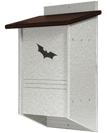 Amish Made Recycled Plastic Triple Cell Bat House, 40 bats