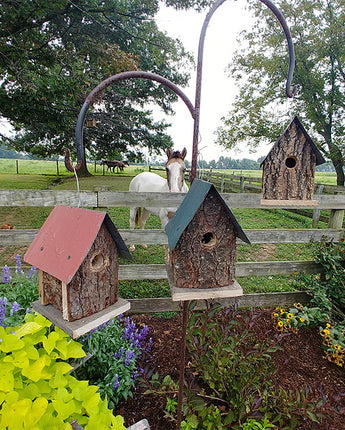 Bird In Hand Amish Made Summer Camp Bird Houses, Set of 3