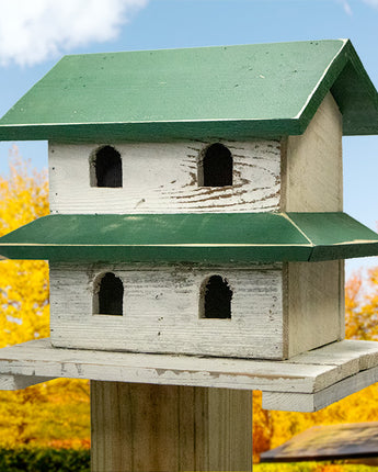 Bird In Hand Amish Made Hanover Purple Martin House, 4 Rooms