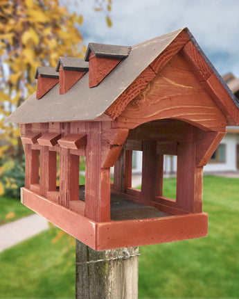 Bird In Hand Amish Made Willow Hill Covered Bridge Feeder