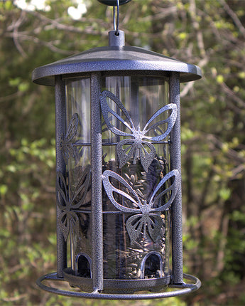 Heath Butterfly Silhouette Bird Feeder