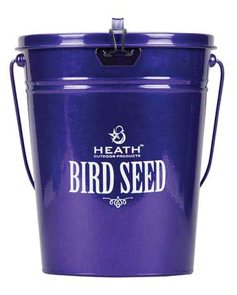 Heath Bird Seed Storage Container, Purple