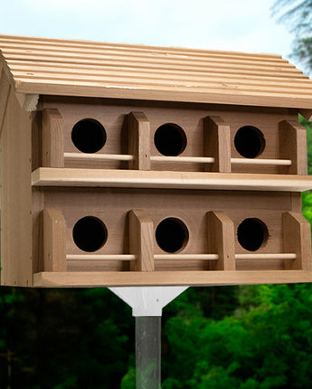 Heath Cedar Purple Martin House, Round Entrance Holes