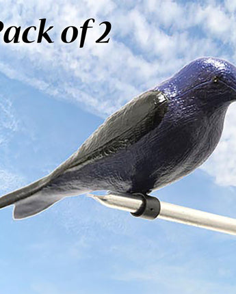 Heath Deluxe Purple Martin Decoy with Mount, Pack of 2