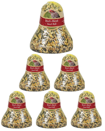 Heath Bird's Blend Seed Bells with Nets, 14 oz., Pack of 6