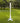 Home Bazaar Novelty Pedestal with Ground Auger, White, 43"H