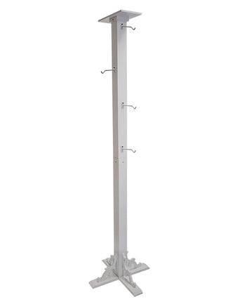 Home Bazaar Display Post, White, 6' 2"