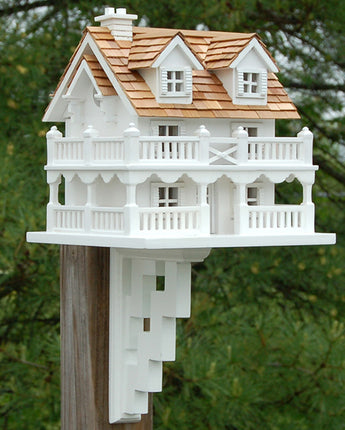 Home Bazaar Cape Cod Bird House with Bracket