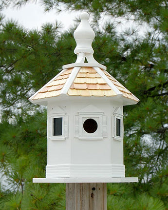 Home Bazaar Enchantment Bird House, White