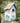 Home Bazaar Stitch Standard Bird House, Hibiscus Print