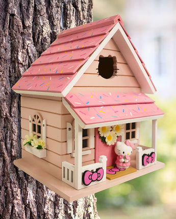 Home Bazaar Hello Kitty Iconic Bird House, Pink