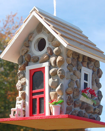 Home Bazaar Guest Cottage Stone Bird House