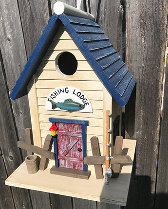 Home Bazaar Fishing Lodge Bird House