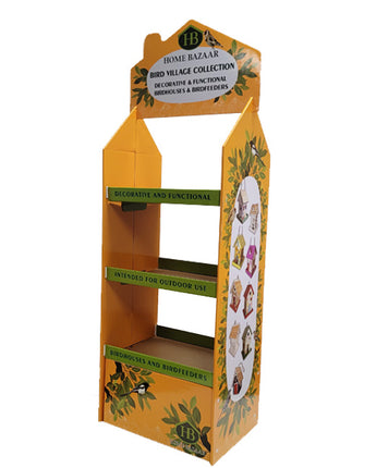 Home Bazaar Bird Village Assortment Display Stand