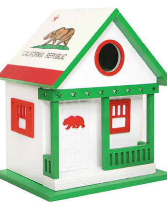 Home Bazaar California State Cottage Bird House