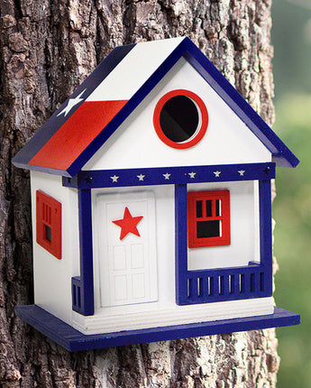 Home Bazaar Texas State Cottage Bird House