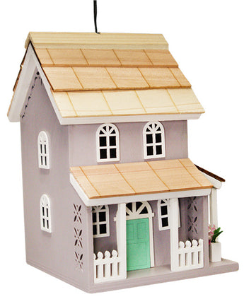 Home Bazaar Lover's Lane Bird House, Gray