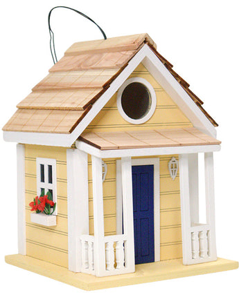 Home Bazaar Country Charmer Bird House, Yellow