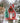 Home Bazaar Festive Lodge Birdhouse with LEDs, Red