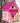 Home Bazaar Kitty Cottage Bird House, Pink