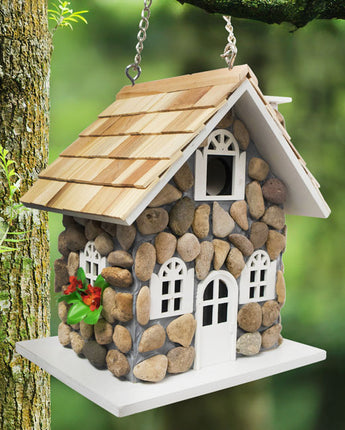Home Bazaar Fieldstone Fairie Bird House