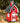 Home Bazaar Classic Barn Bird House, Red