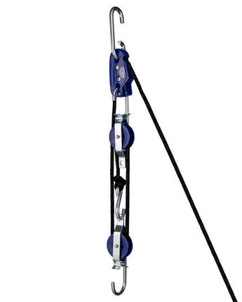 Tie Boss 3/8" Block and Tackle, Blue