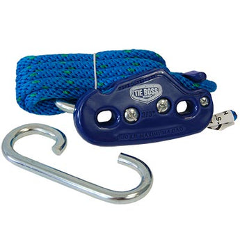 Tie Boss Cargo Tie Down & Storage Rope, 3/8", Blue