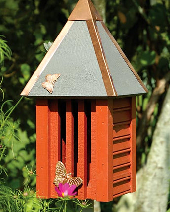 Heartwood Flutterbye House & Pole, Redwood