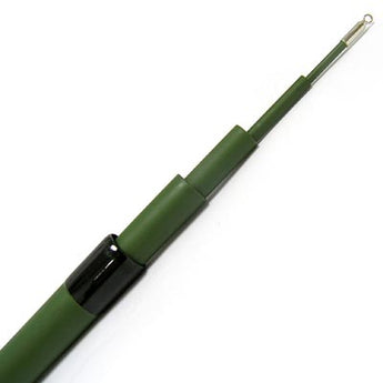 Jackite Fiberglass Telescoping Kite Pole, Green, 16'