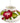 Lone Wolf Ceramic Hummingbird Feeder, Garnet Posy, 10 oz.