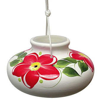 Lone Wolf Ceramic Hummingbird Feeder, Red Kona, 10 oz.