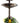 Lunar Bird Bath and Planter with Solar Light, Bronze