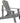 Gardenature Luxury Adirondack Chair, Grey