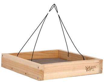 Nature's Way Cedar Tray Bird Feeder