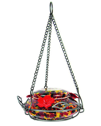 Nature's Way Hummingbird Feeder w/Perch Ring, Molten, 16 oz.