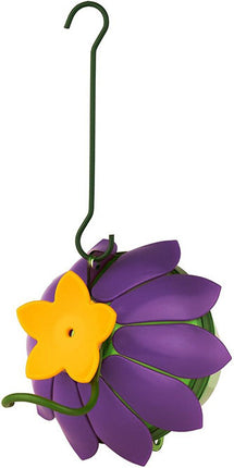 Nature's Way So Real Single Bloom Hummingbird Feeder, Purple