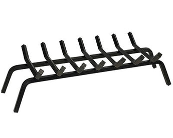 Panacea Heavy Duty Wrought Iron Seven Bar Fire Grate, 30"