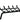 Panacea Wrought Iron Five Bar Fireplace Grate, Large, 23"