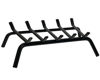 Panacea Wrought Iron Five Bar Fireplace Grate, Large, 23"