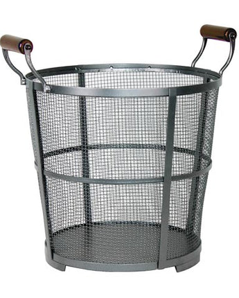 Panacea Modern Prairie Log Bin, Antique Iron