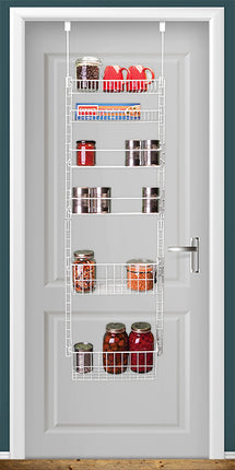 Grayline by Panacea Over-the-Door Organizer, White, 57.5"H