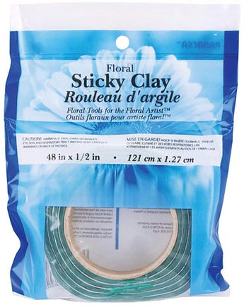 Panacea Florist Sticky Clay, Green, 4' Roll