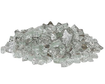 Panacea Fire Glass, Clear, 25 lbs.