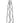 Panacea Small Nostell Obelisk, Black, 51.5"