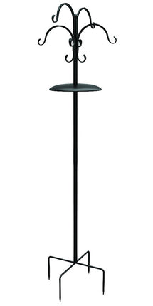 Panacea Deluxe Bird Feeding Station Kit, Black, 7'9"