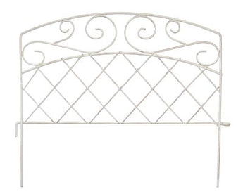 Panacea French Country Scroll Border Fence, 15"H, Pack of 12
