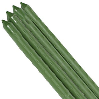Panacea Heavy Duty Coated Plant Stake, Green, 6', Pack of 25