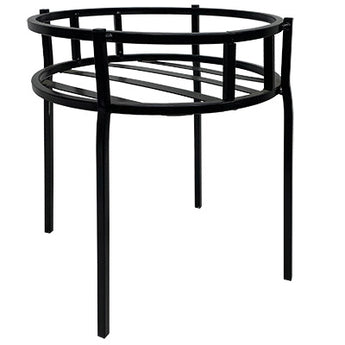 Panacea Contemporary Plant Stand, Black, 10.5"H