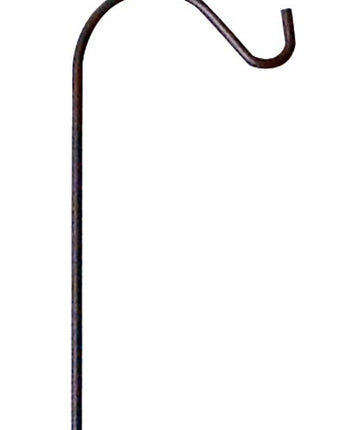 Panacea Heavy-Duty Single Shepherd Hook, Black, 5'10"H